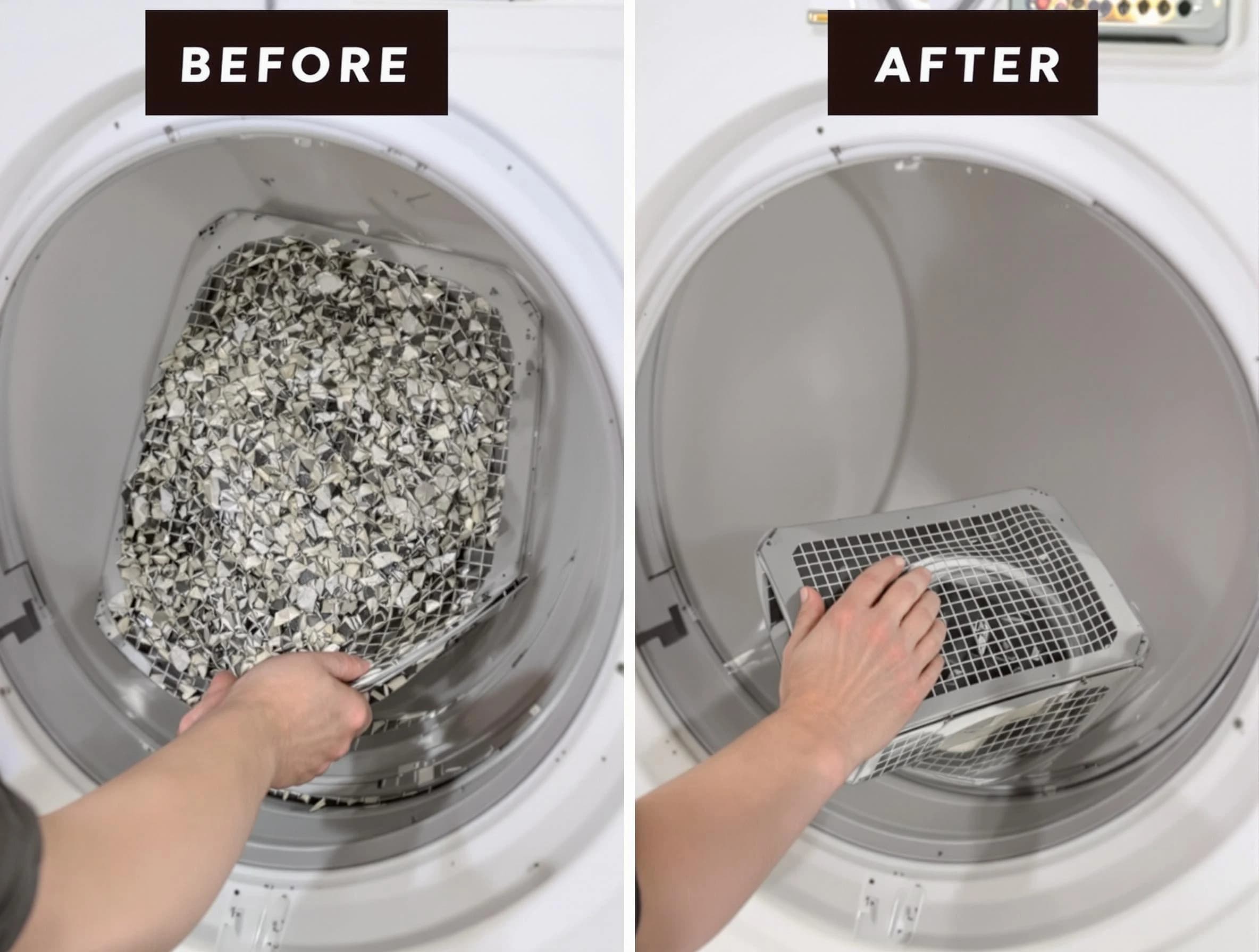 Professional lint trap cleaning by Hoover Dryer Vent Cleaning in Hoover
