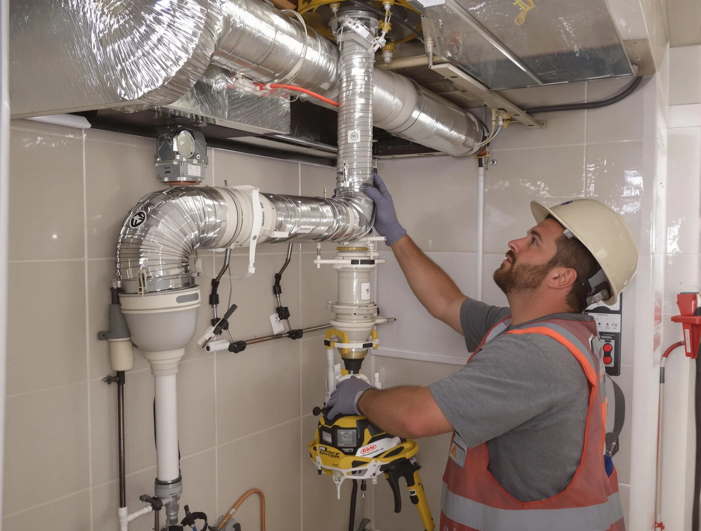 Hoover Dryer Vent Cleaning expert performing professional dryer vent repair and installation in Hoover