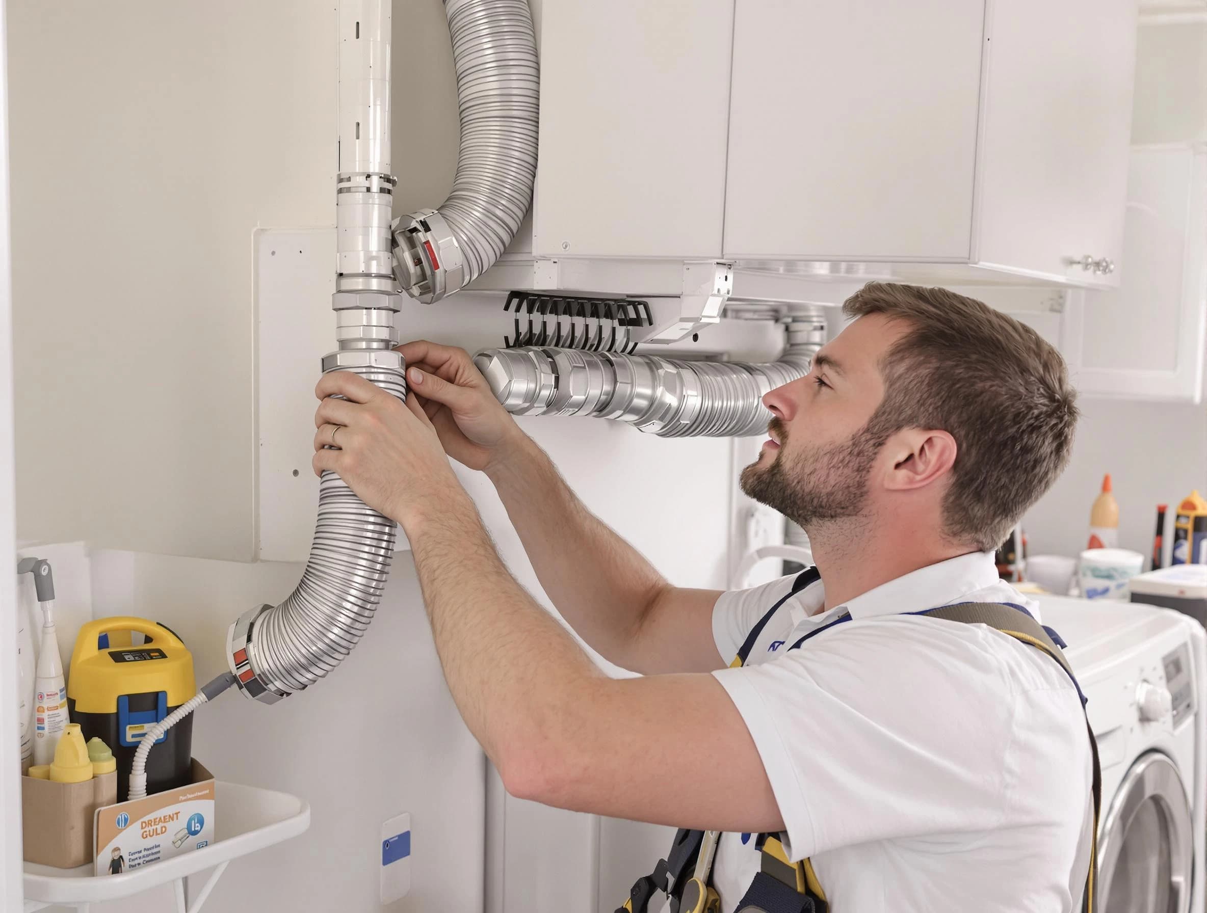 Professional dryer vent repair and installation by Hoover Dryer Vent Cleaning in Hoover