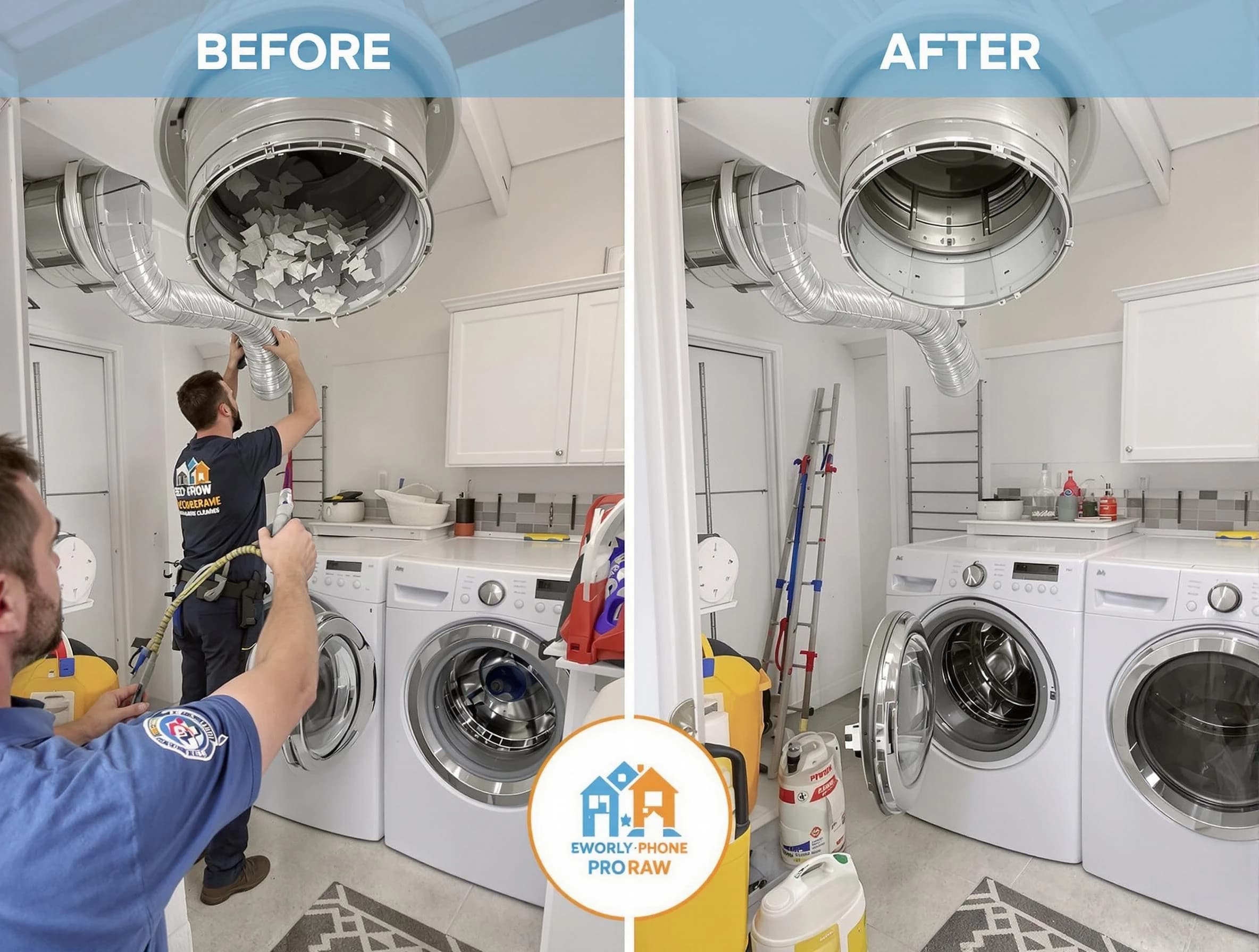 Residential dryer vent cleaning by Hoover Dryer Vent Cleaning in Hoover