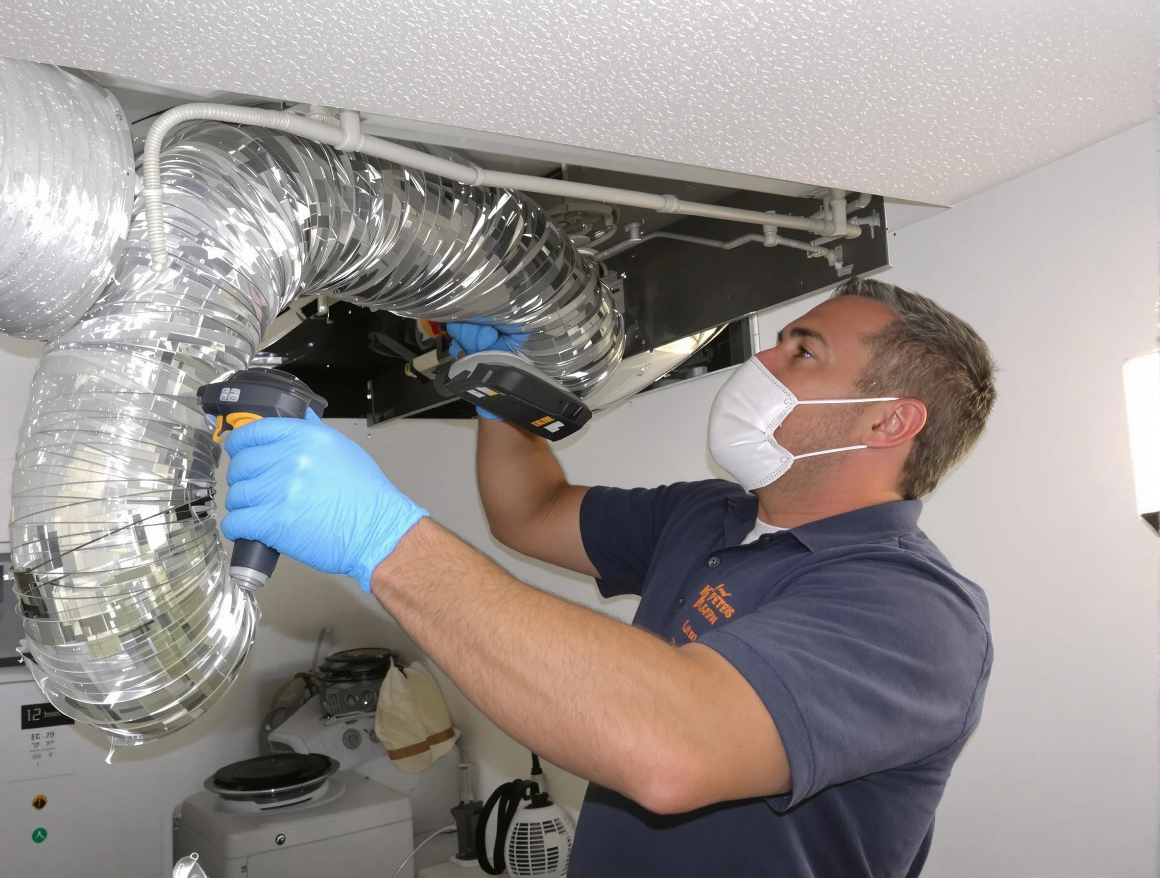Hoover Dryer Vent Cleaning professional performing thorough residential dryer vent cleaning in Hoover
