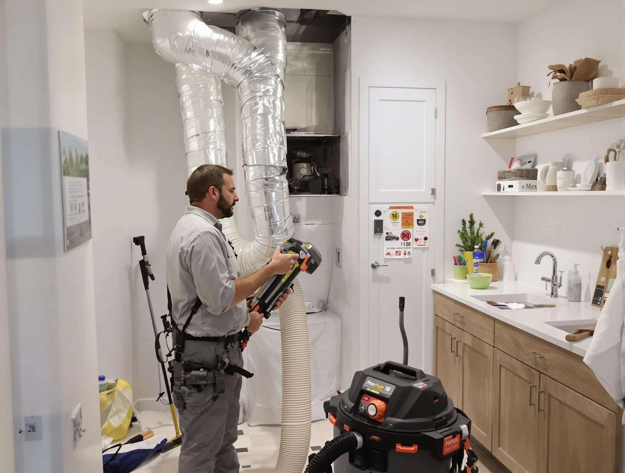 Clogged Dryer Vent Cleaning in Hoover