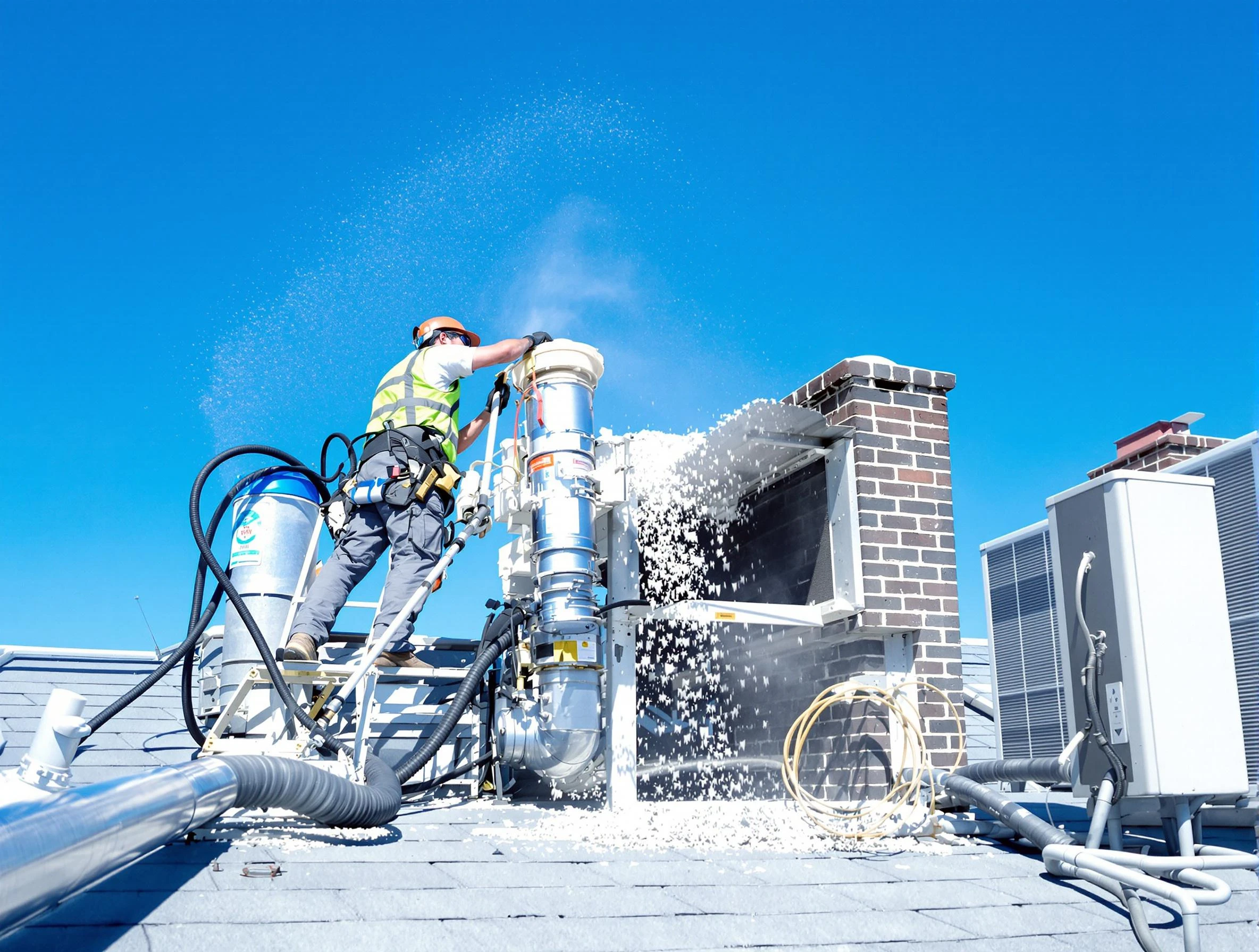 Expert roof dryer vent cleaning by Hoover Dryer Vent Cleaning in Hoover