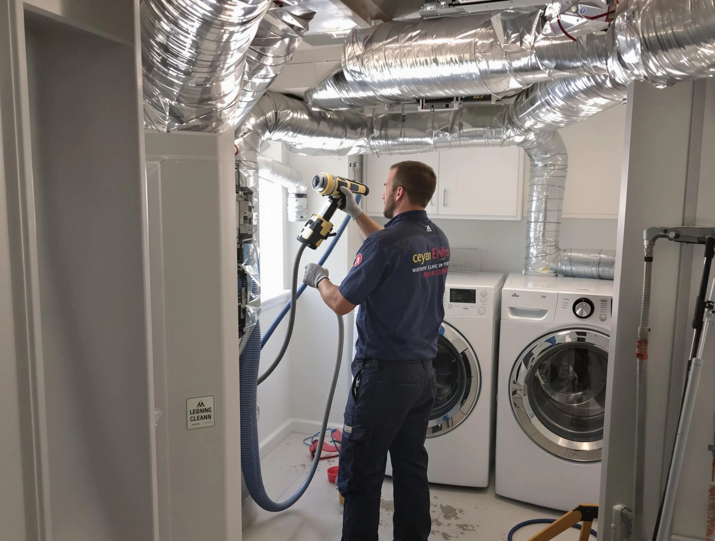 Hoover Dryer Vent Cleaning specialist using advanced equipment for thorough duct cleaning in Hoover